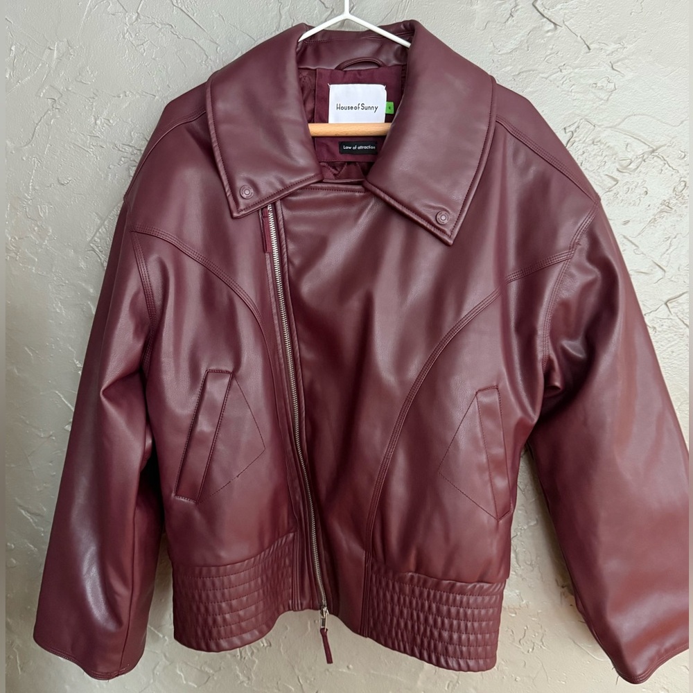 House of Sunny Leather Jacket
